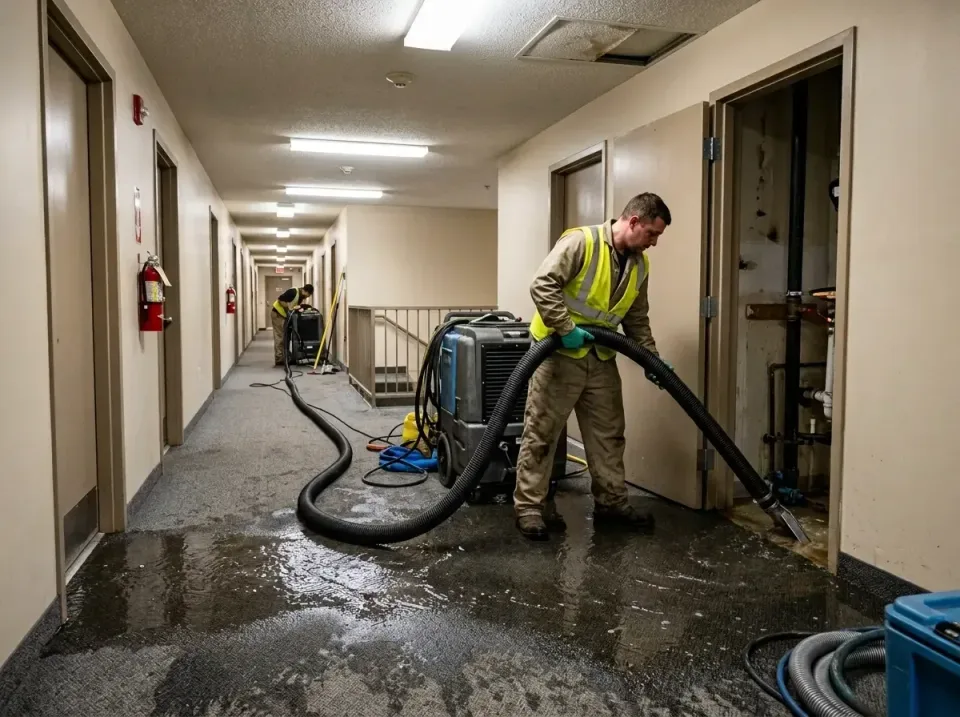 multi-unit-apartment-hallway-f-005 — frequently asked questions, Emergency Burst Pipe Water Extraction & Removal in Oakhurst…